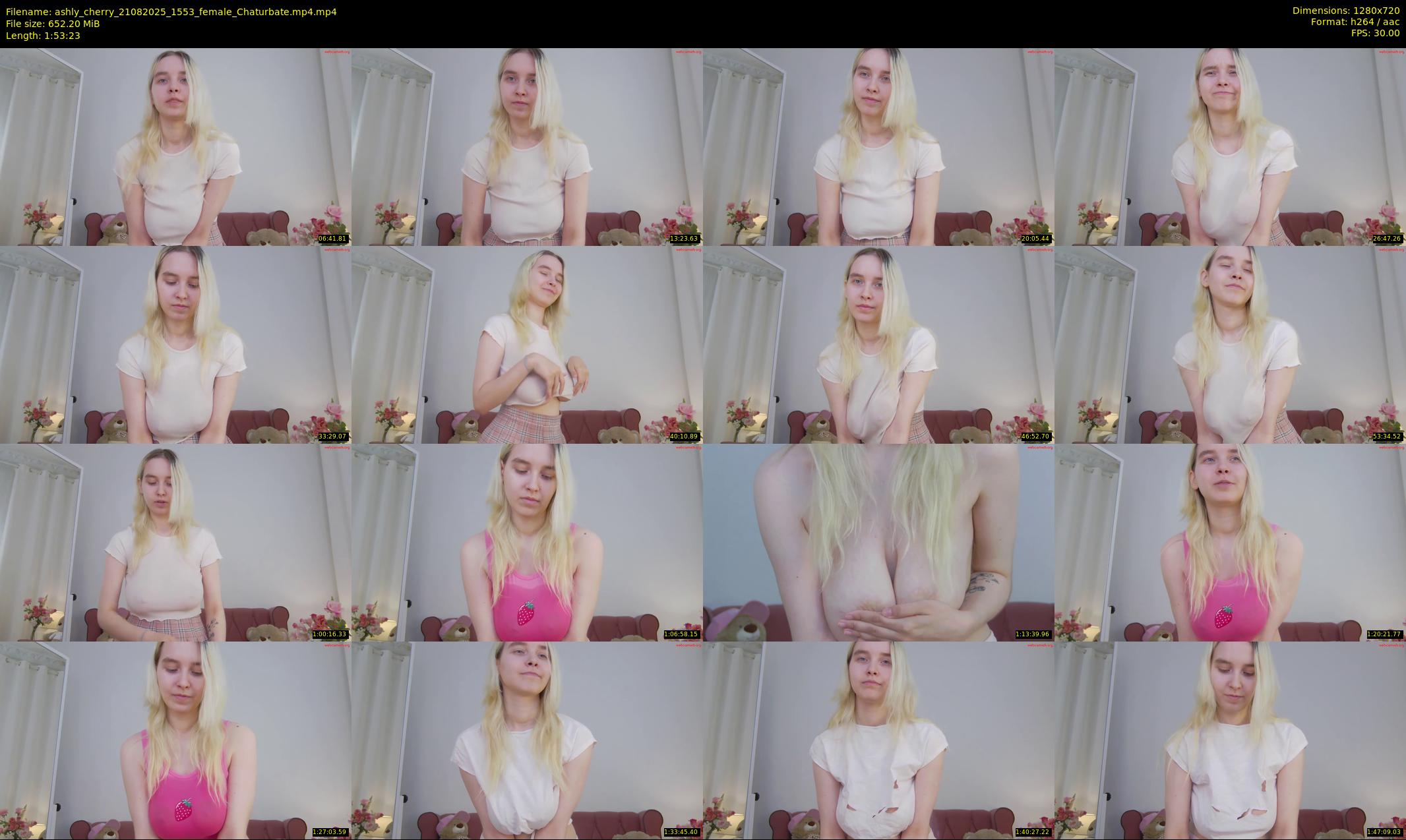 ashly_cherry — Chaturbate Female cam show, Aug 21, 2025