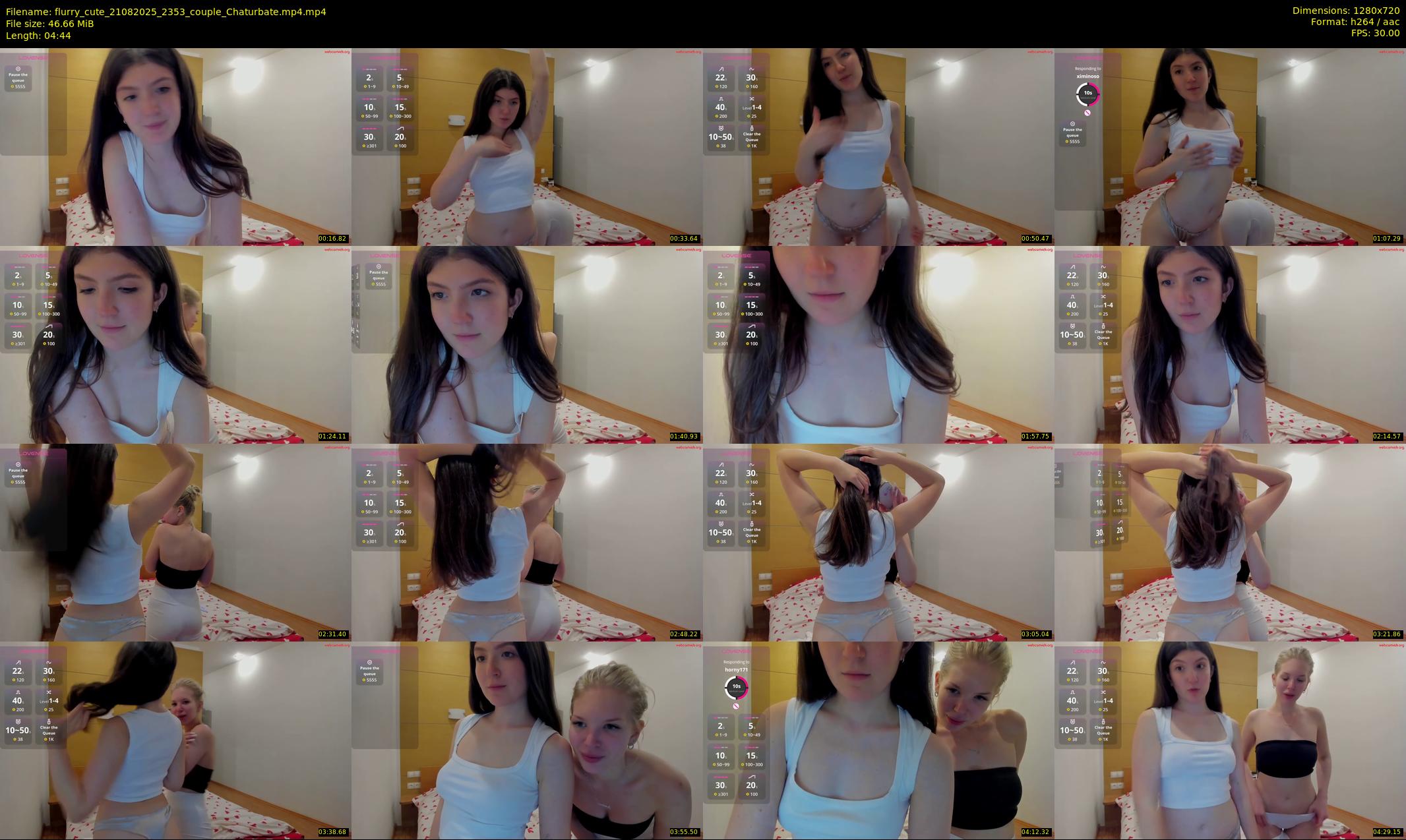 flurry_cute — Chaturbate Couple cam show, Aug 21, 2025