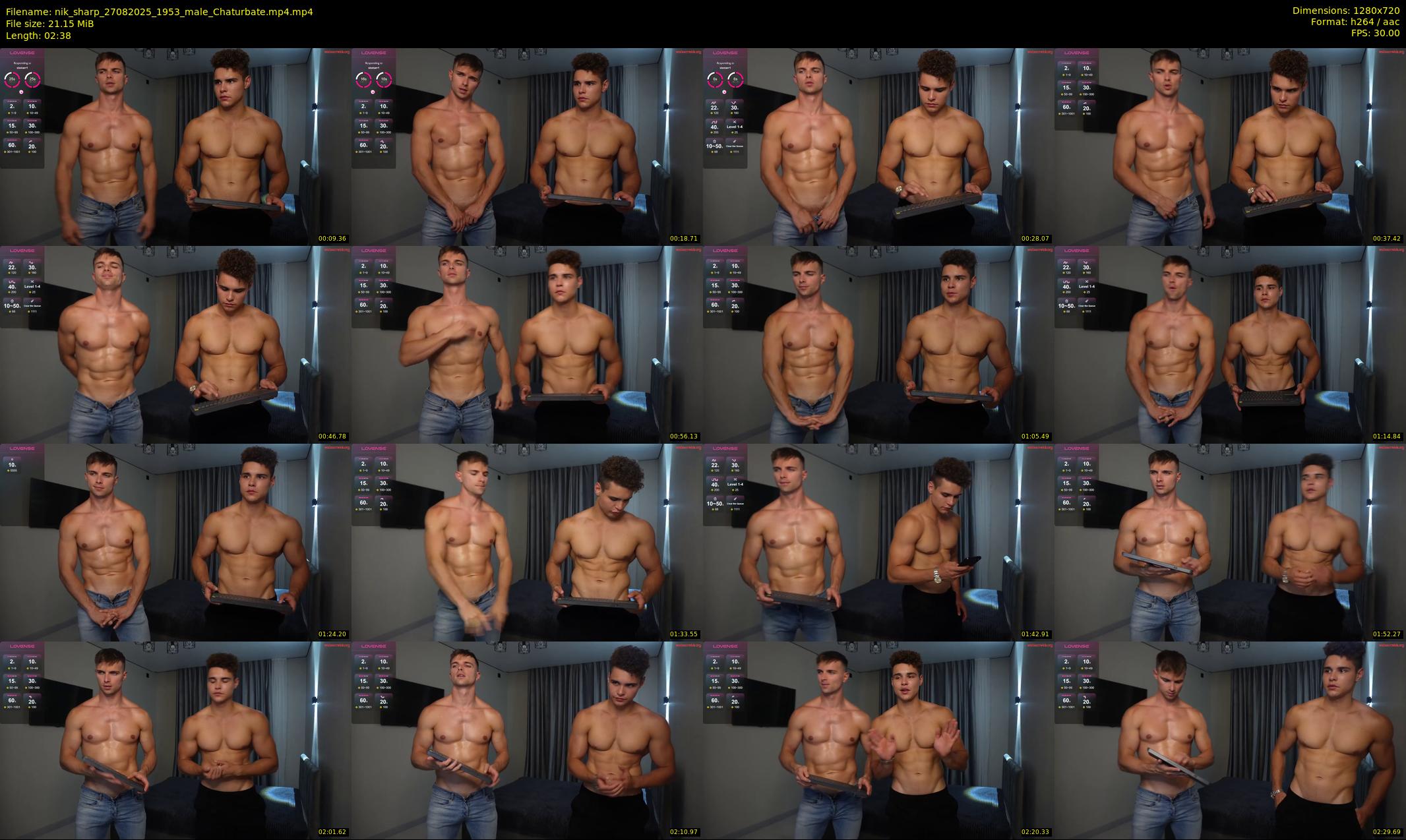 nik_sharp — Chaturbate Male cam show, Aug 27, 2025