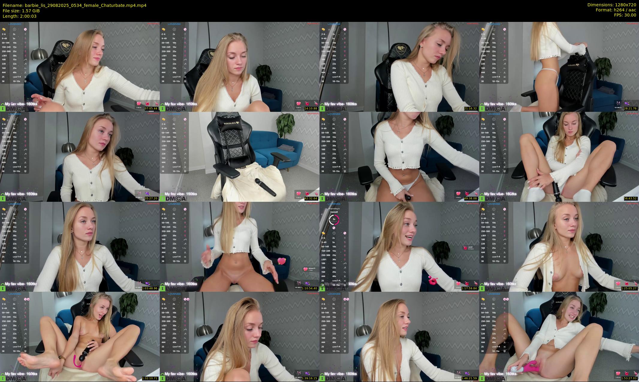 barbie_lis — Chaturbate Female cam show, Aug 28, 2025