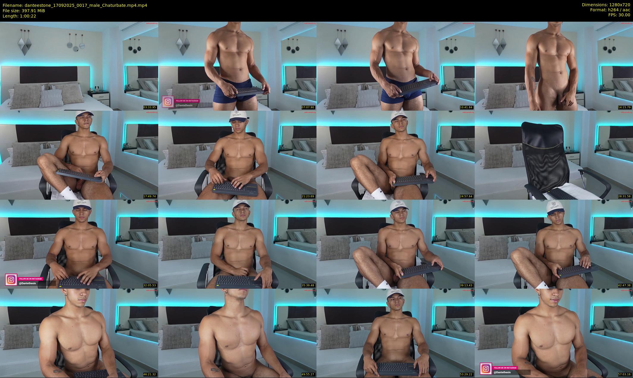 danteestone — Chaturbate Male cam show, Sep 16, 2025