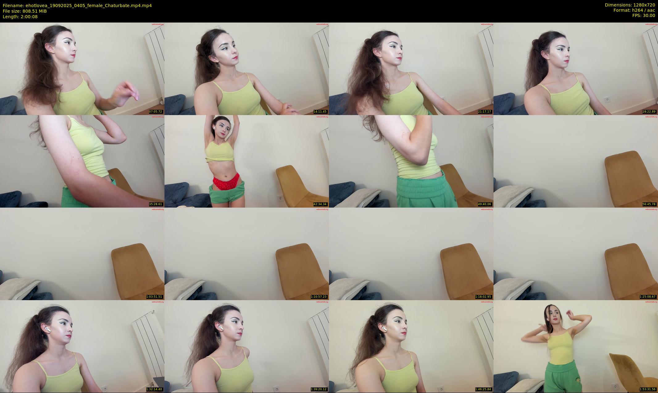 ehotlovea — Chaturbate Female cam show, Sep 18, 2025