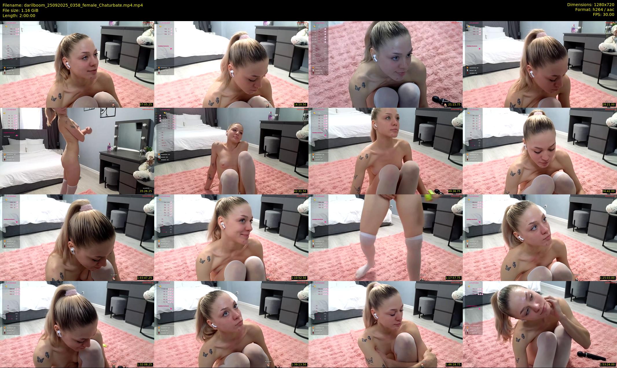 darilboom — Chaturbate Female cam show, Sep 24, 2025