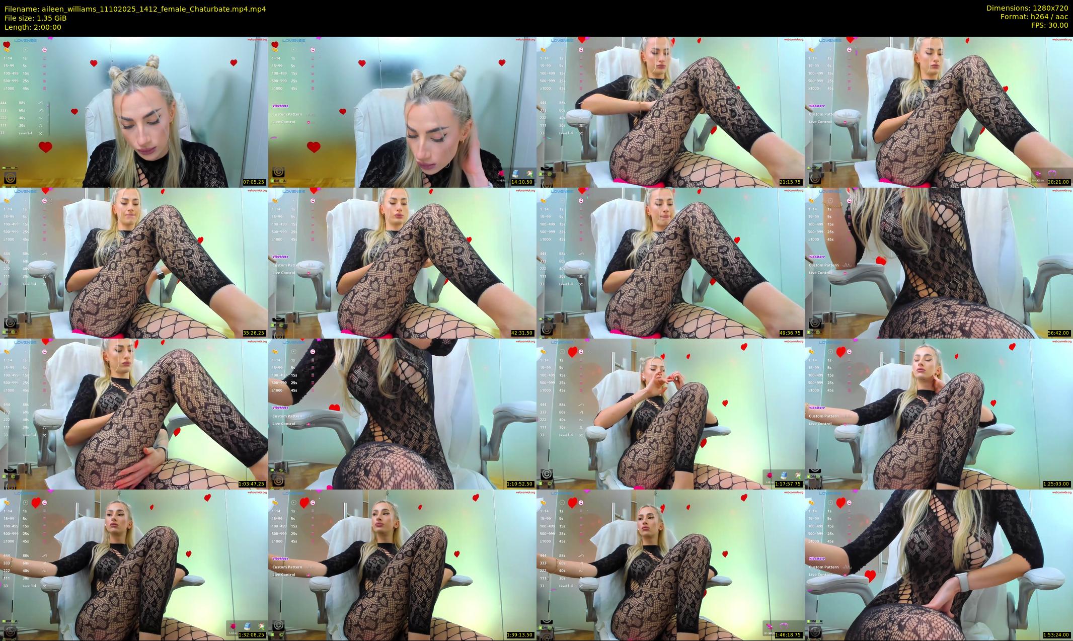 aileen_williams — Chaturbate Female cam show, Oct 11, 2025