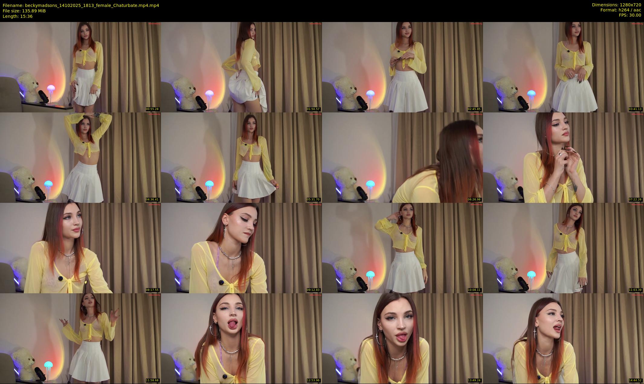 beckymadsons — Chaturbate Female cam show, Oct 14, 2025