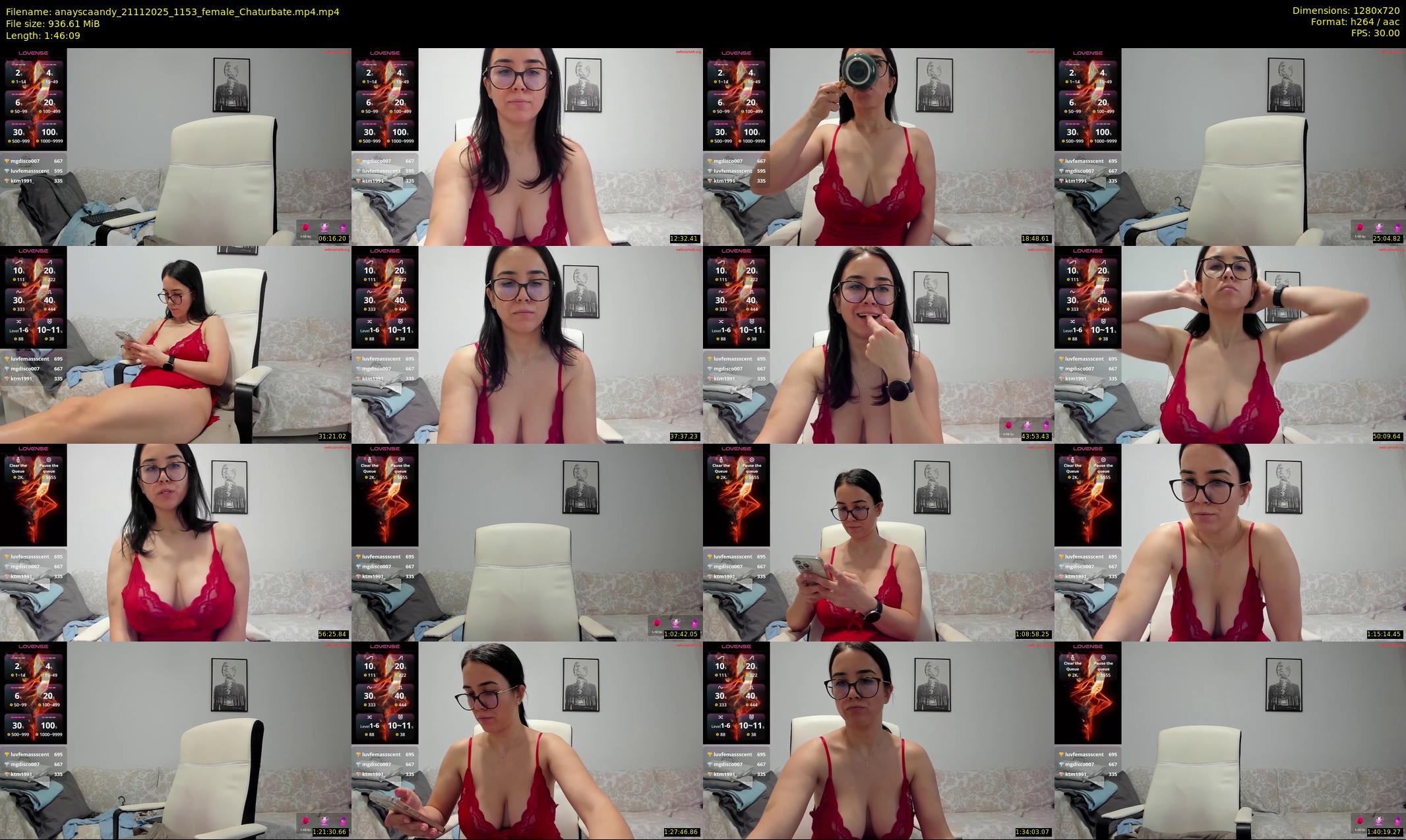 anayscaandy — Chaturbate Female cam show, Nov 21, 2025