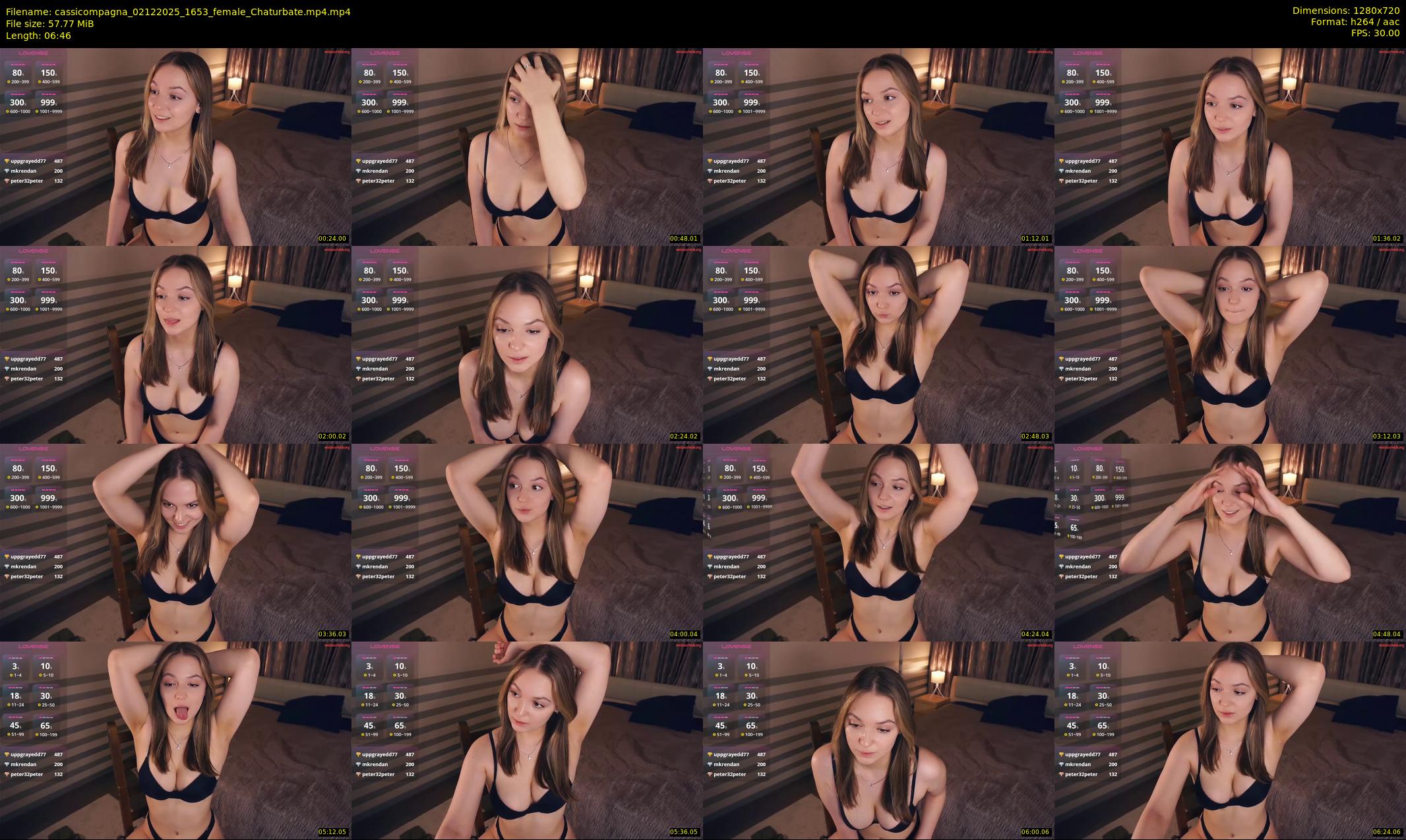 cassicompagna — Chaturbate Female cam show, Dec 2, 2025