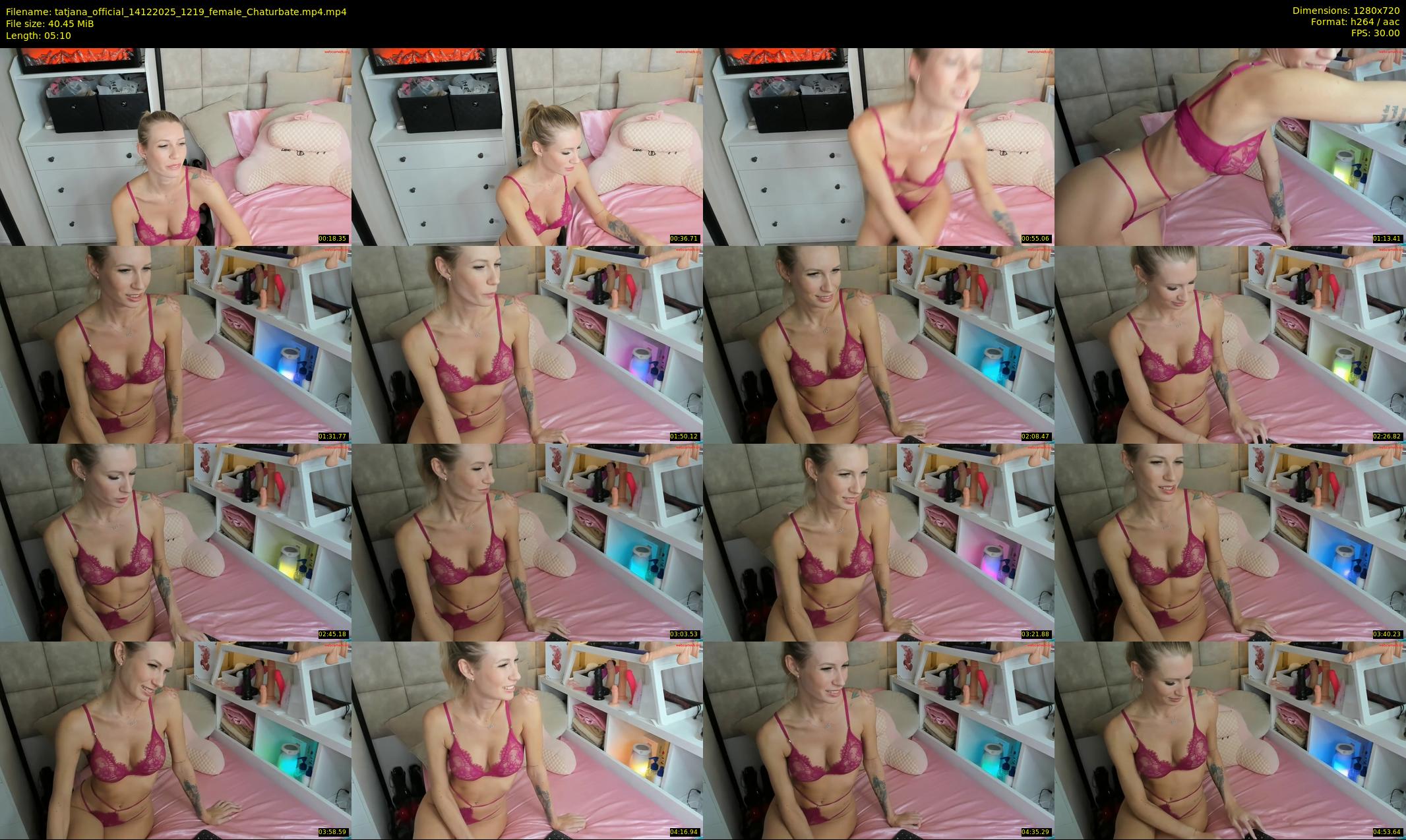 tatjana_official — Chaturbate Female cam show, Dec 14, 2025