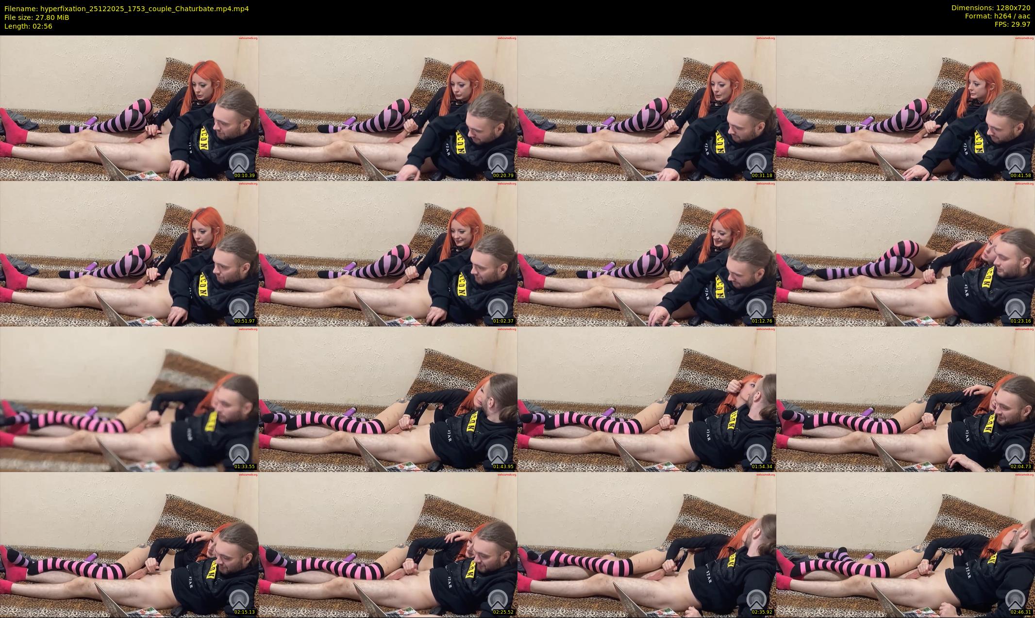 hyperfixation — 3 minute Chaturbate Couple cam show, Dec 25, 2025