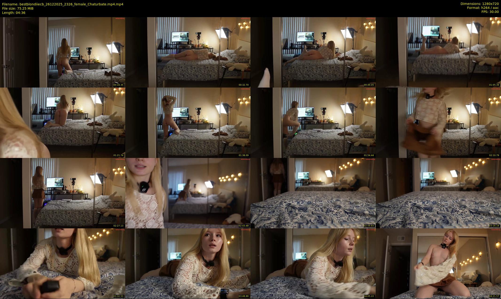 bestblondiiecb — Chaturbate Female cam show, Dec 26, 2025