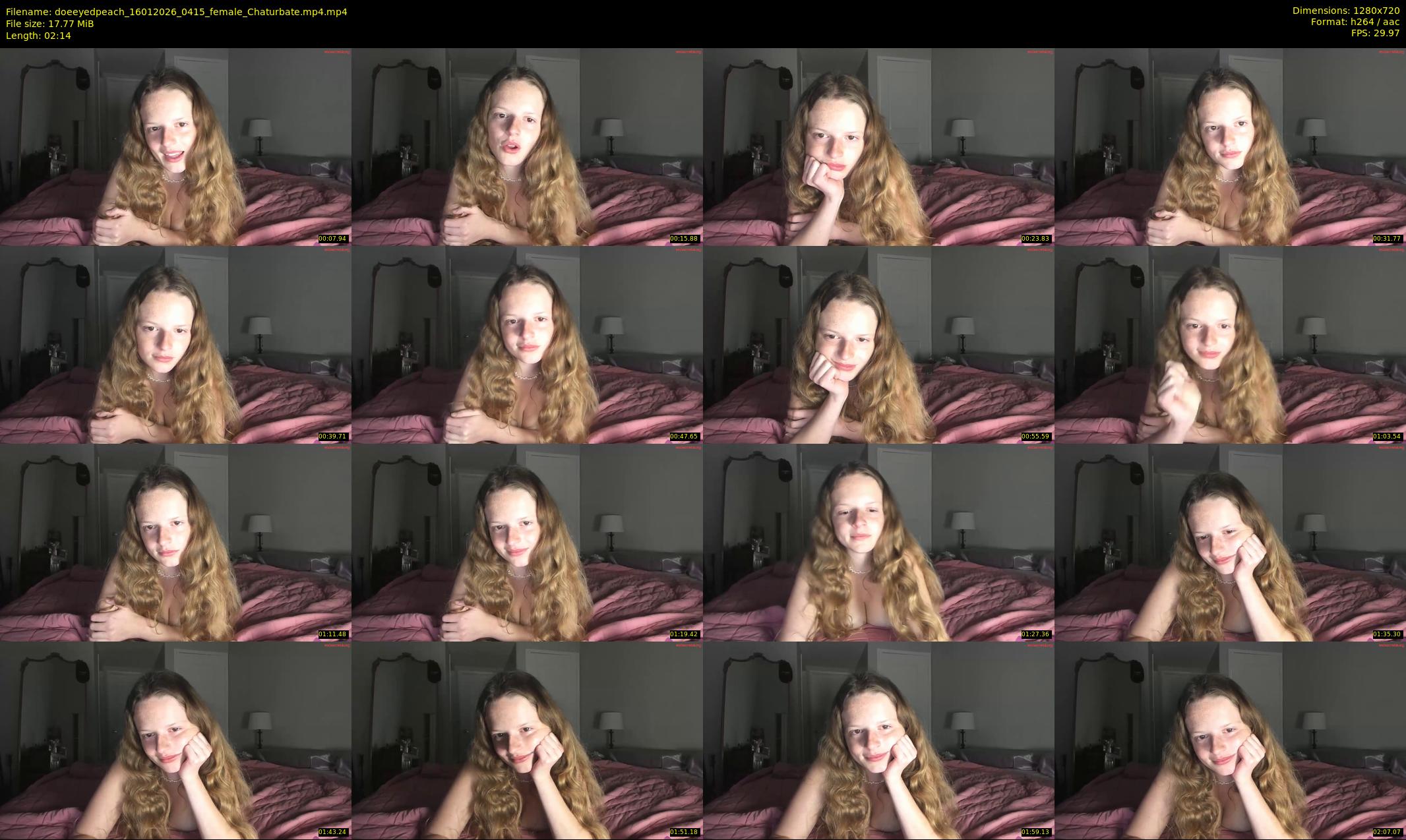 doeeyedpeach — Chaturbate Female cam show, Jan 15, 2026