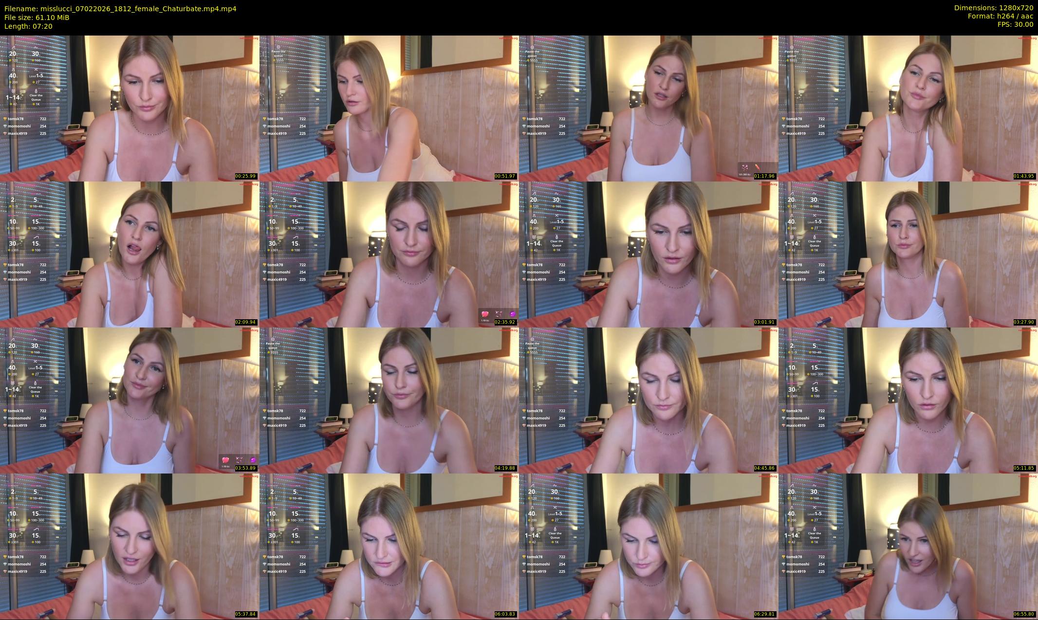 misslucci — Chaturbate Female cam show, Feb 7, 2026