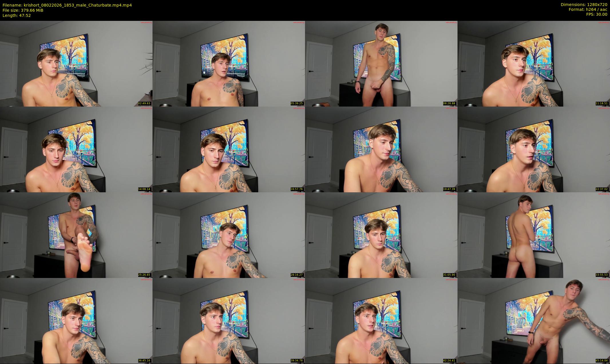 krishort — 48 minute Chaturbate Male cam show, Feb 8, 2026