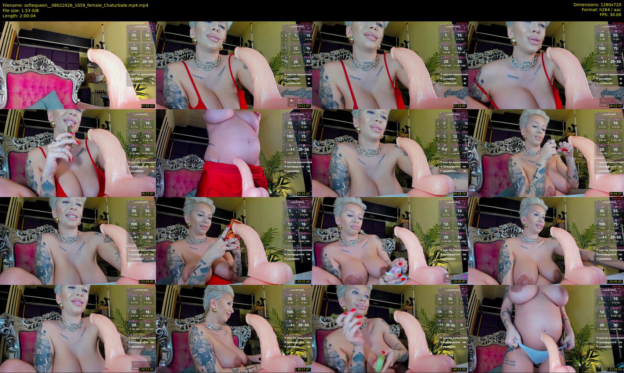 sofiequeen_ — Chaturbate Female cam show, Feb 8, 2026