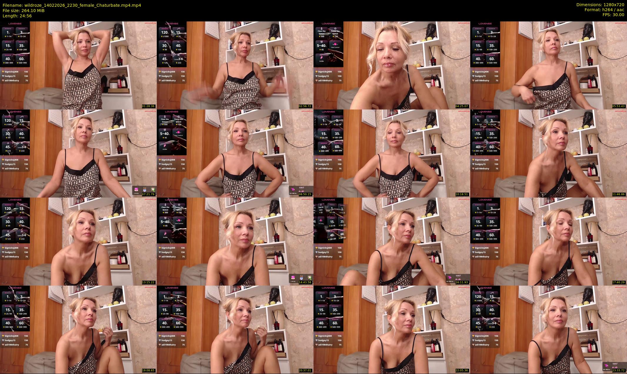 wildroze — Chaturbate Female cam show, Feb 14, 2026