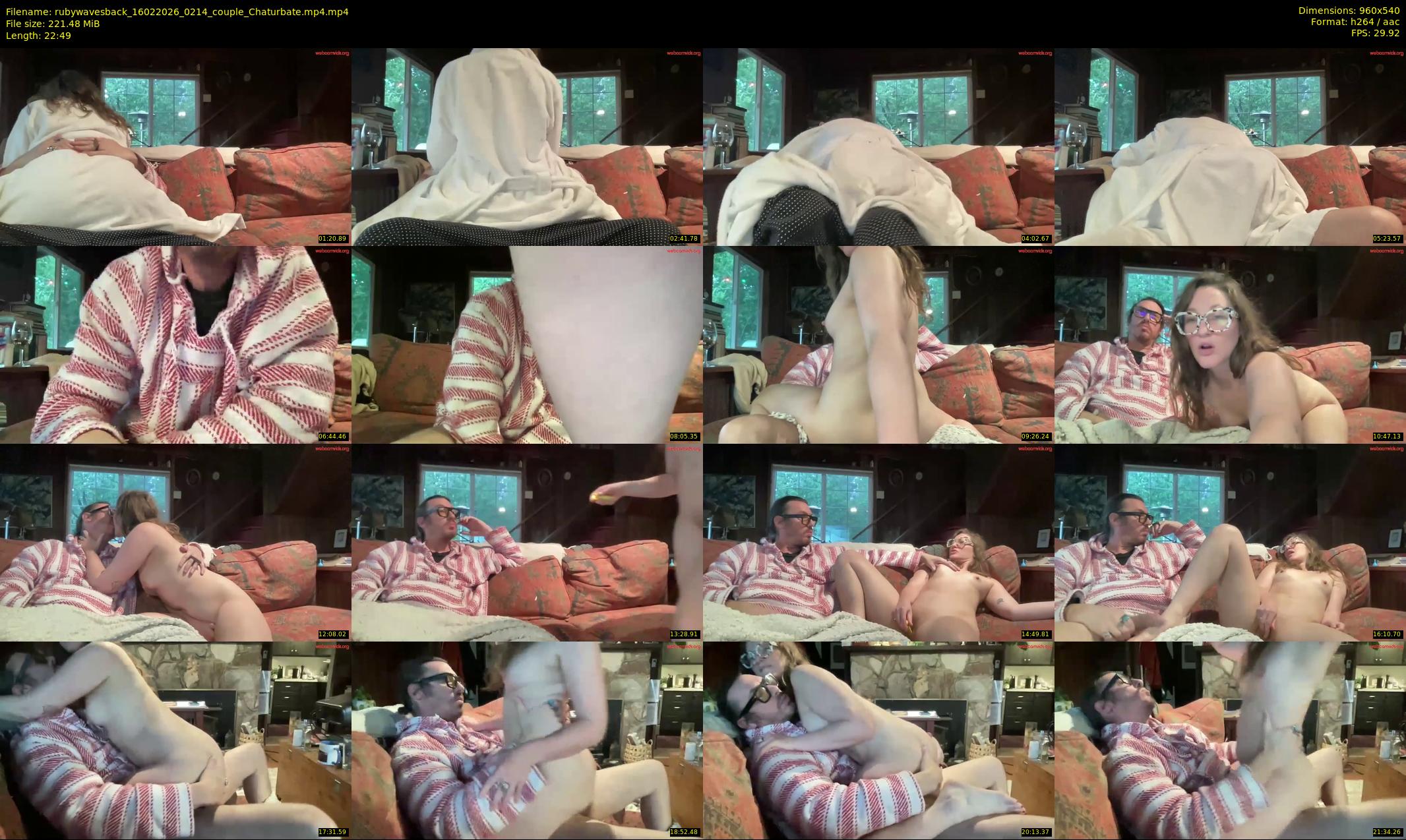 rubywavesback — 23 minute Chaturbate Couple cam show, Feb 15, 2026