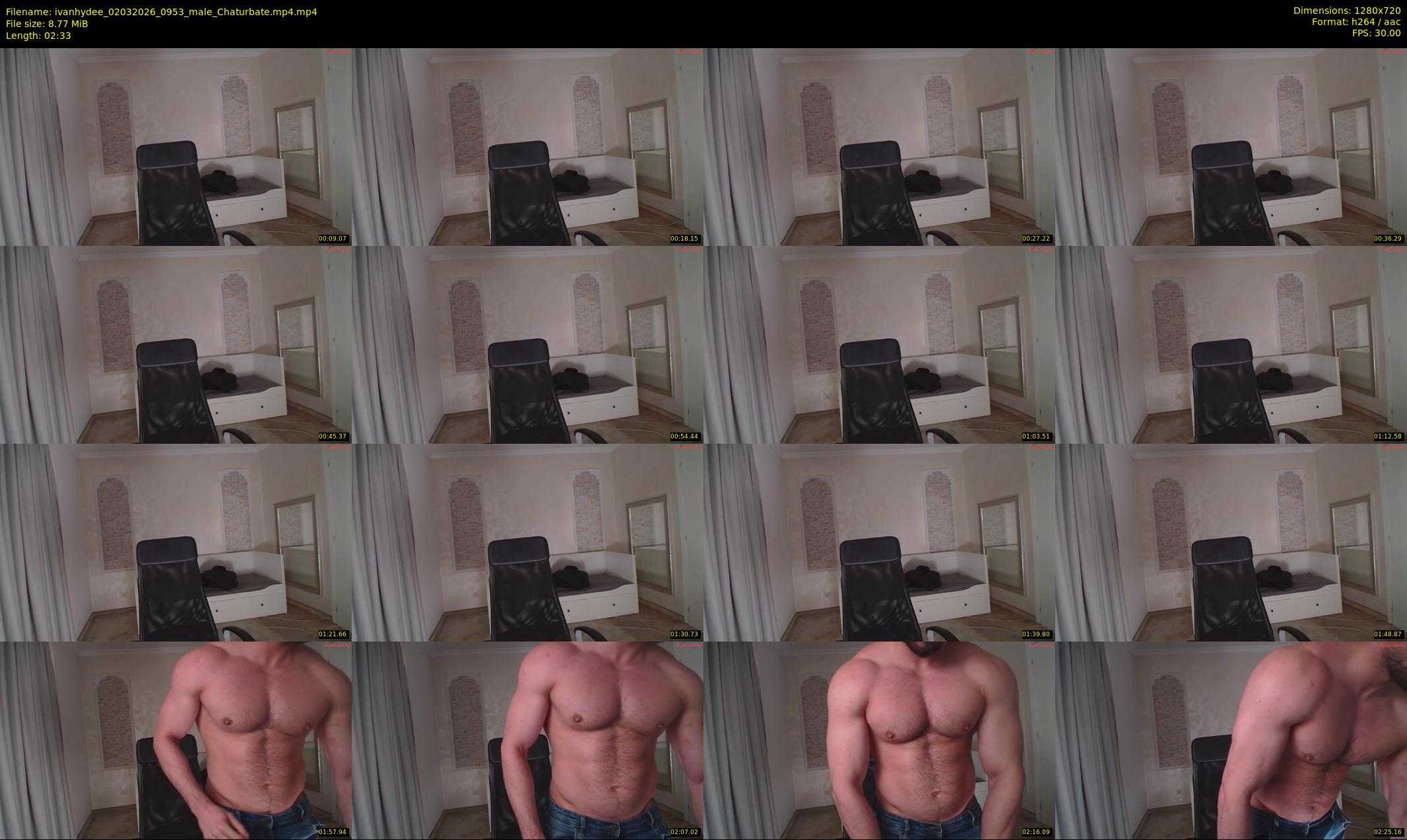 ivanhydee — 3 minute Chaturbate Male cam show, Mar 2, 2026