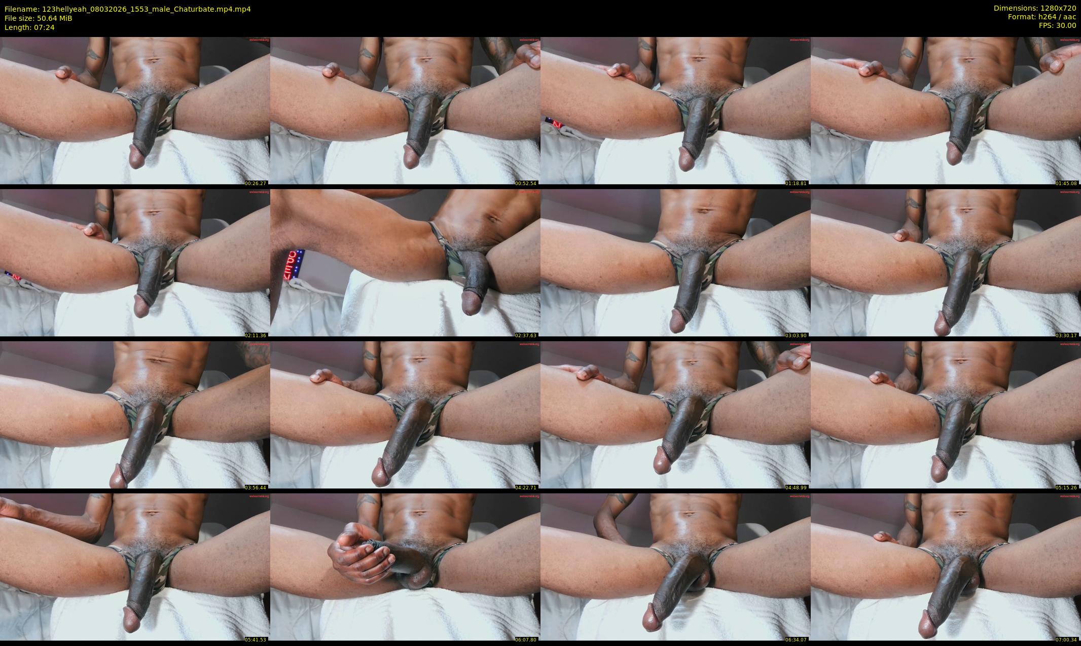 123hellyeah — 8 minute Chaturbate Male cam show, Mar 8, 2026