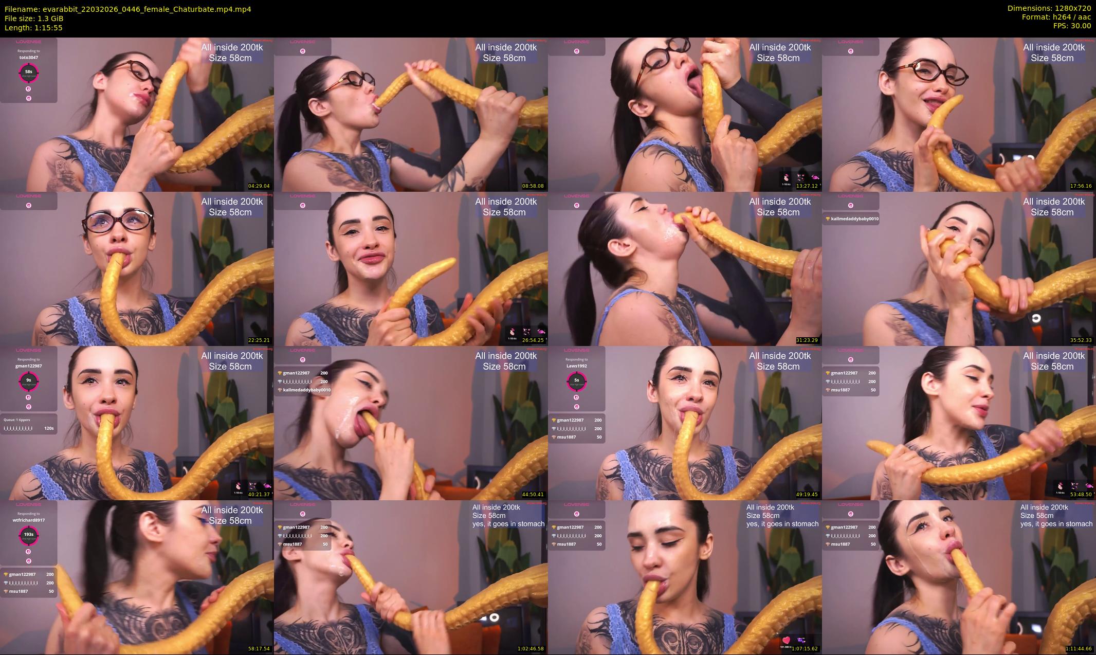 evarabbit — Chaturbate Female cam show, Mar 21, 2026