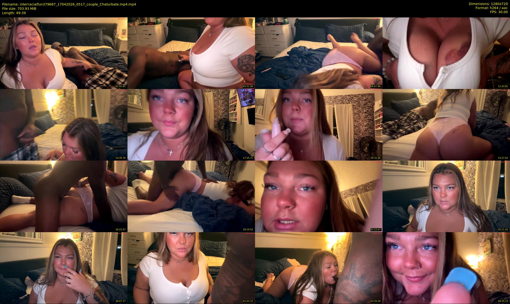 interracialfun379687 — Chaturbate Couple cam show, Apr 16, 2026