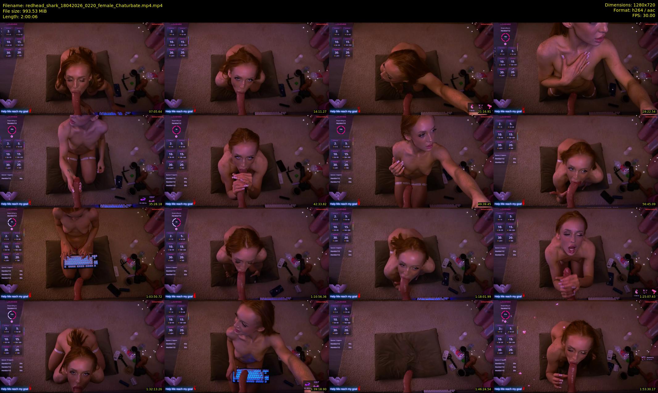redhead_shark — Chaturbate Female cam show, Apr 17, 2026