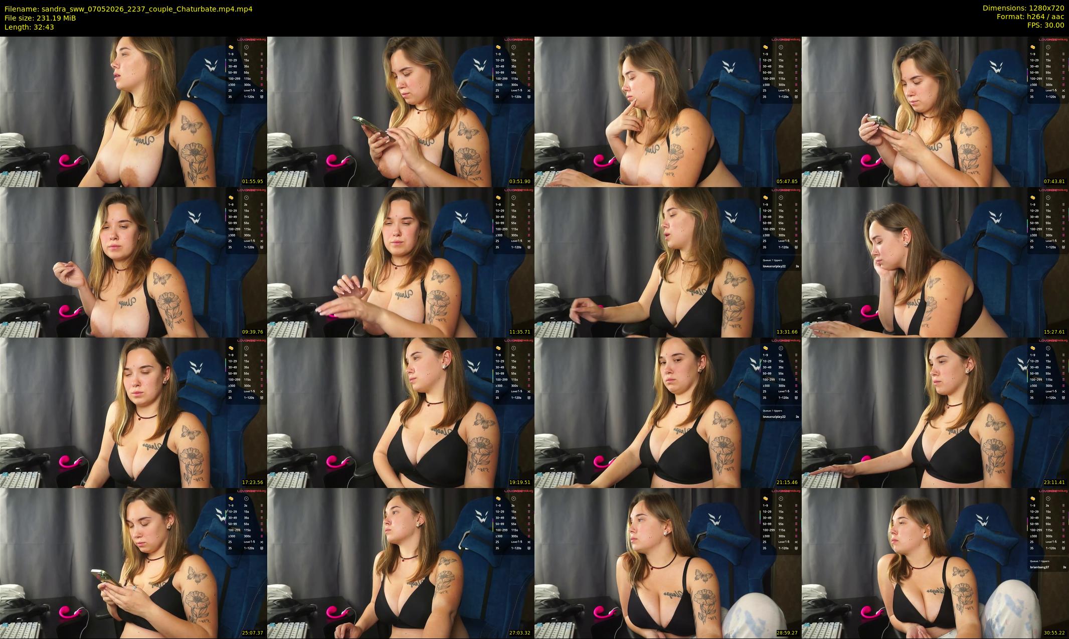 sandra_sww — Chaturbate Couple cam show, May 7, 2026