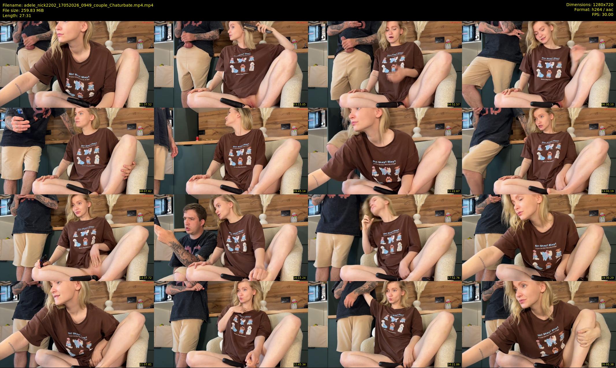 adele_nick2202 — Chaturbate Couple cam show, May 17, 2026