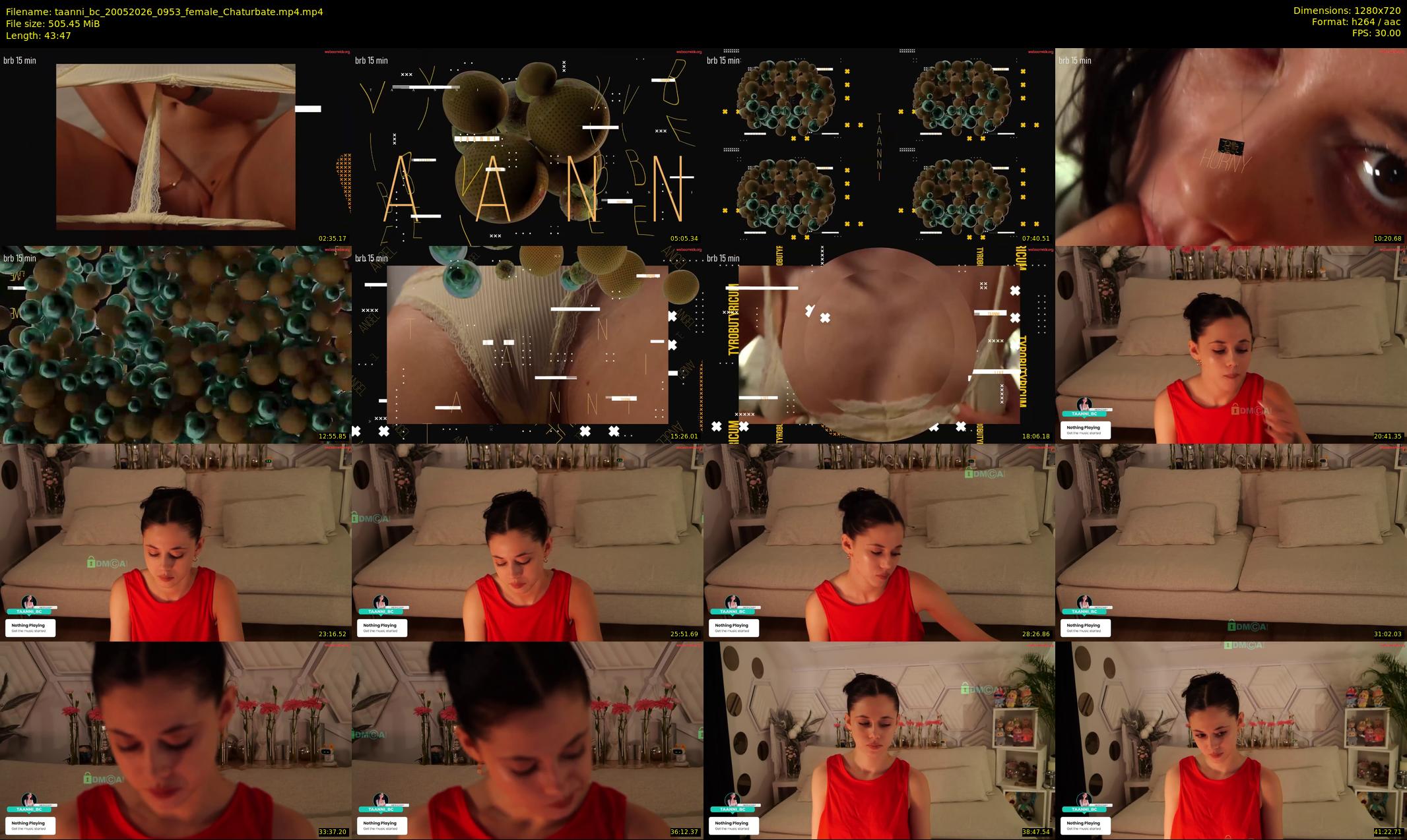 taanni_bc — Chaturbate Female cam show, May 20, 2026