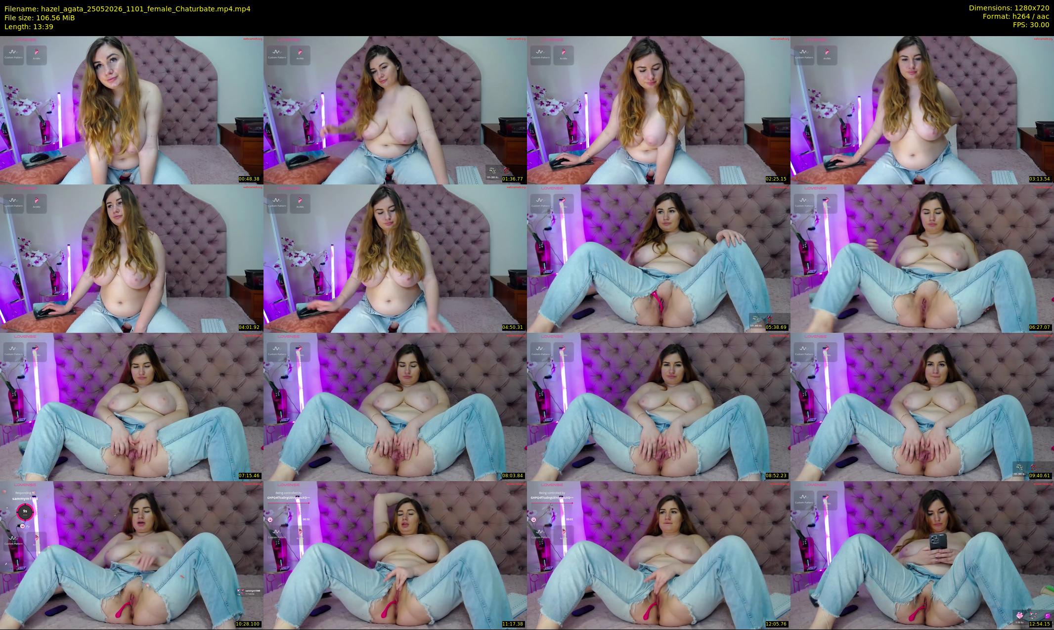 hazel_agata — Chaturbate Female cam show, May 25, 2026