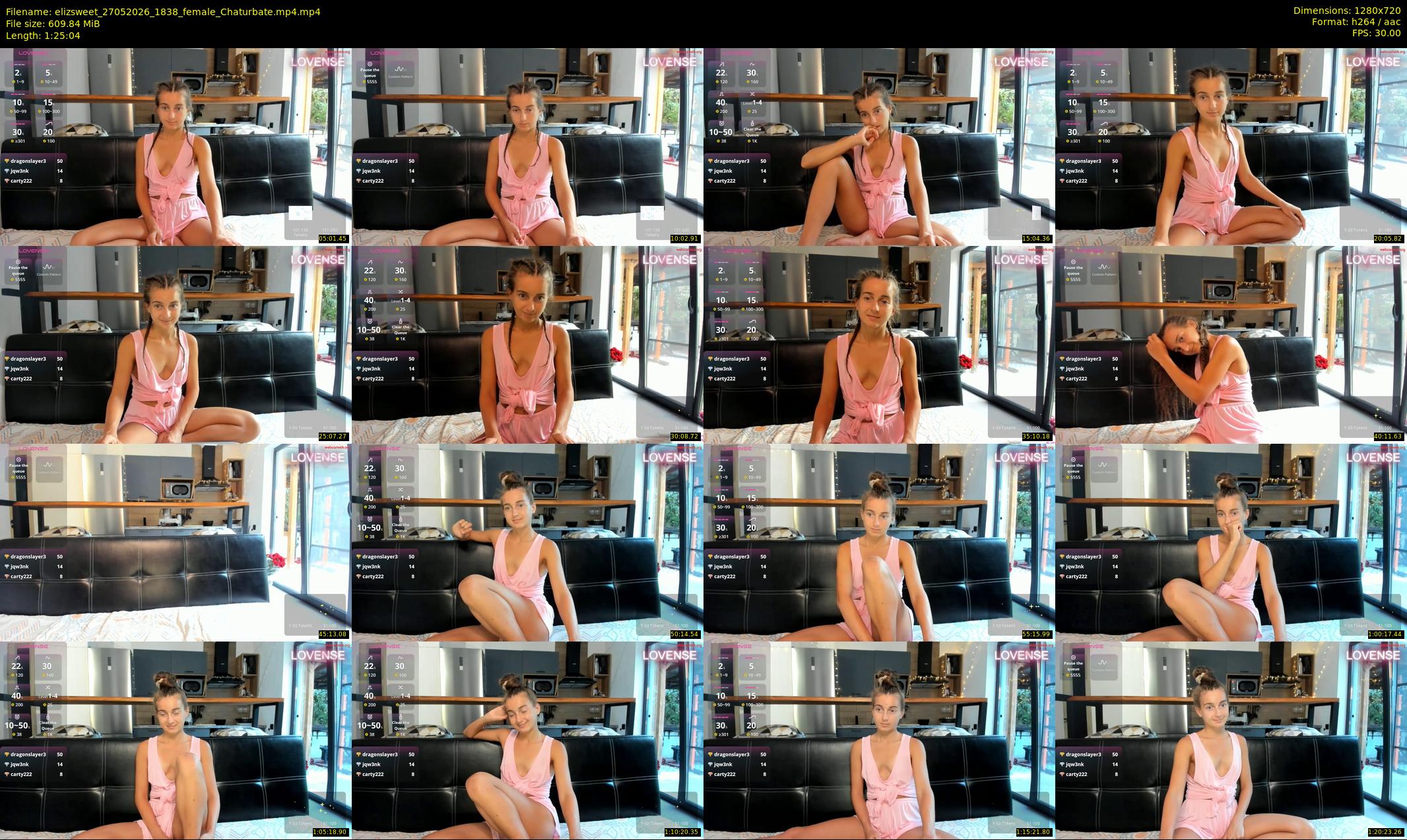elizsweet — Chaturbate Female cam show, May 27, 2026