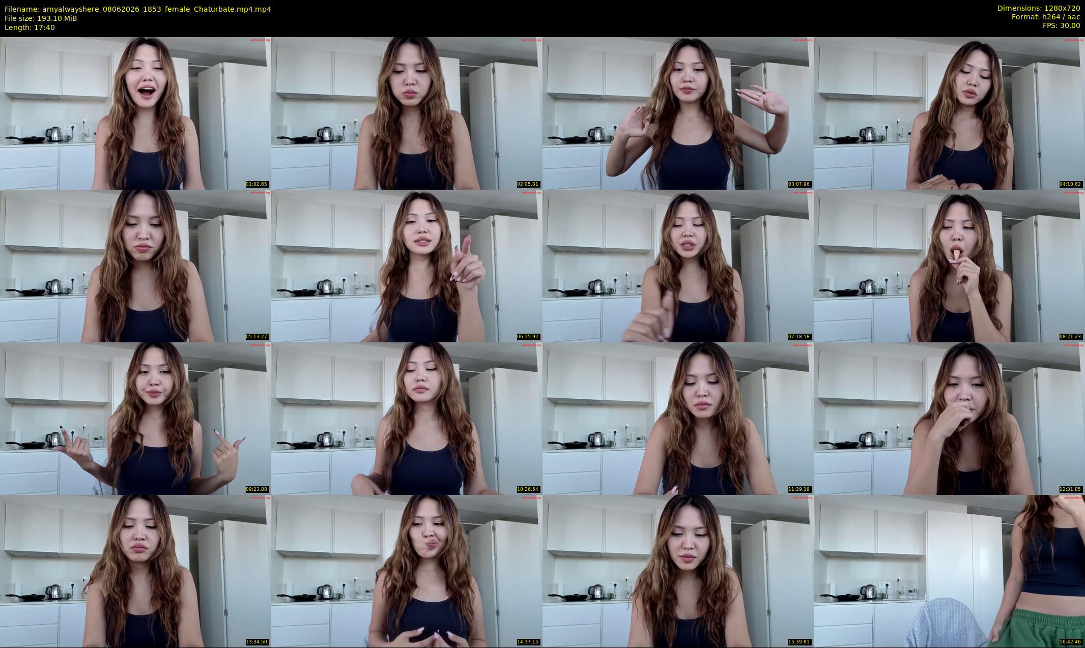 amyalwayshere — Chaturbate Female cam show, Jun 8, 2026